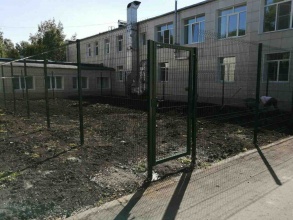 3D заборы для школы 15 метров фото в Новороссийске