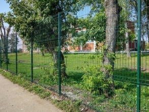 3D заборы для школы 90 метров фото в Новороссийске
